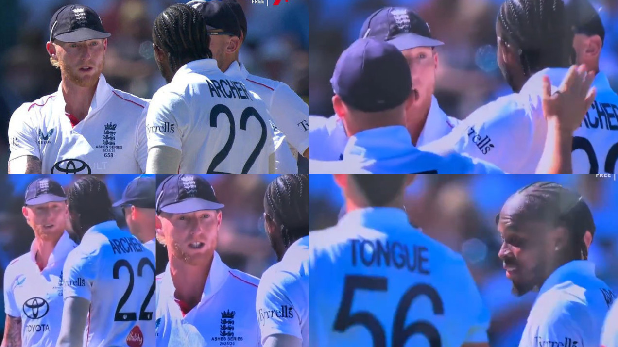 Ashes 2025-26: WATCH- Ben Stokes and Jofra Archer engage in heated argument as England struggles in Adelaide Test