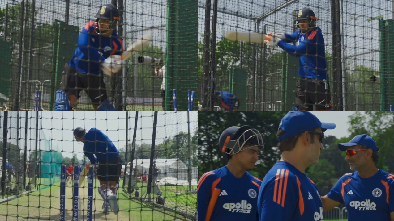 IRE v IND 2026: WATCH- Vaibhav Sooryavanshi unleashes fury in nets, coaches Sitanshu Kotak and Gautam Gambhir praise him