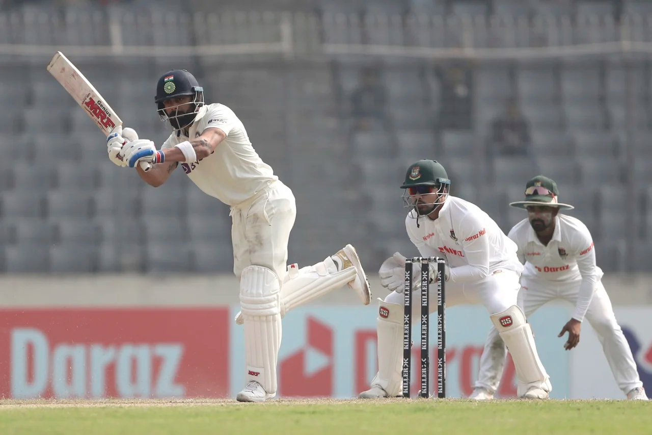 Virat Kohli made 1, 19*, 24 and 1 in Bangladesh Test series | AP