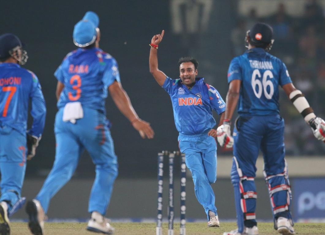 Amit Mishra for India in 2014 T20 World Cup | Getty