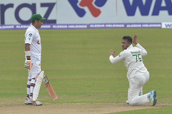 Shakib Al Hasan in action against Pakistan | Getty