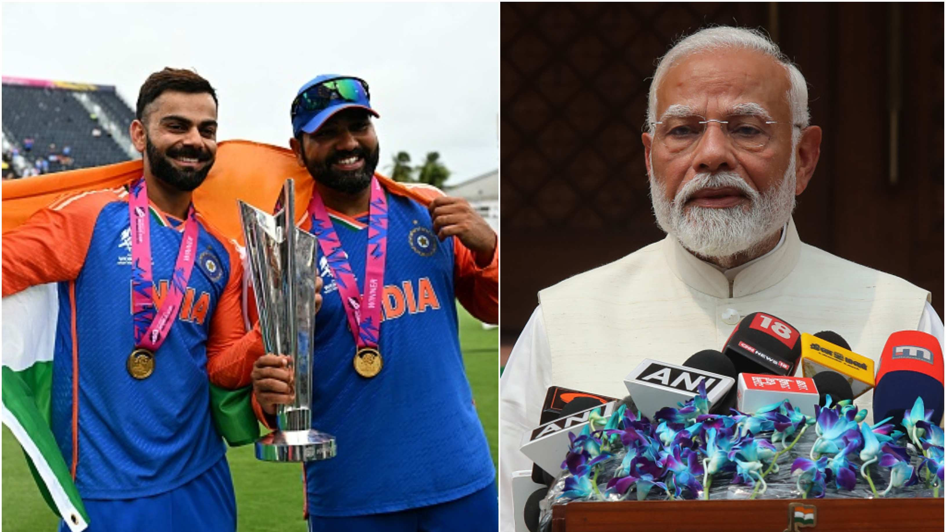 Rohit Sharma, Virat Kohli thank PM Modi for his words of appreciation after India’s T20 World Cup 2024 triumph