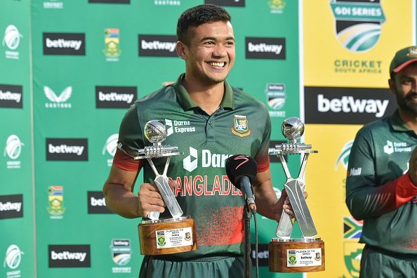 Taskin Ahmed won the Player of the Match in 3rd ODI and Player of Series | Getty