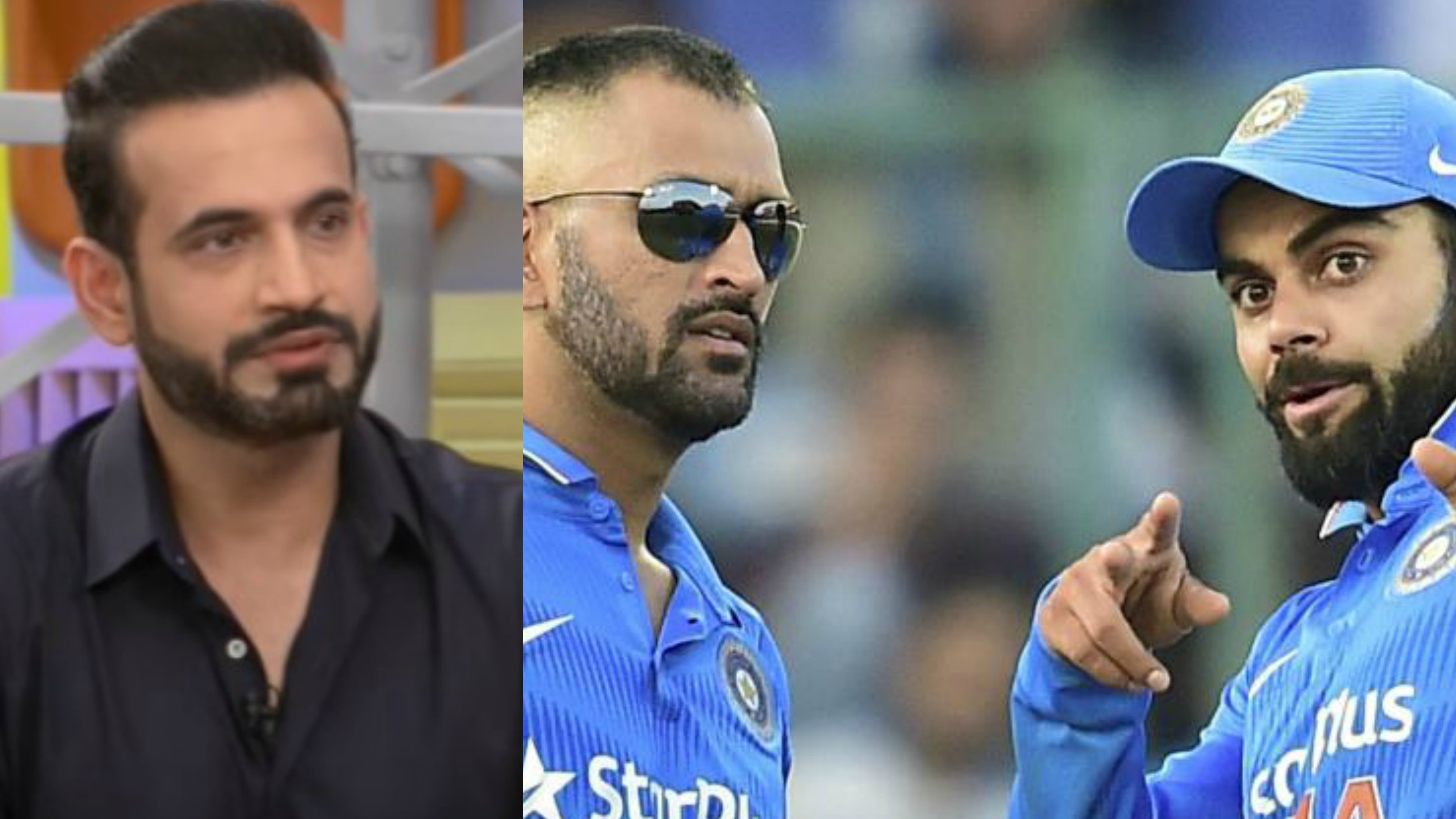 Irfan Pathan explains the major difference between MS Dhoni and Virat Kohli as captains