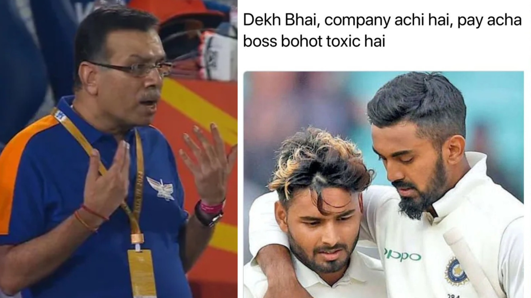 IPL 2025: WATCH- LSG owner Sanjiv Goenka reacts to viral KL Rahul-Rishabh Pant ‘Boss toxic hai’ meme