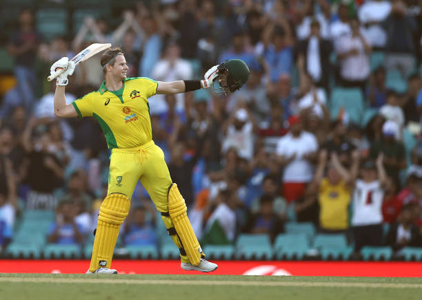 Steven Smith scored 105 runs off just 66 balls against India in Sydney ODI (Photo - Getty Images) 
