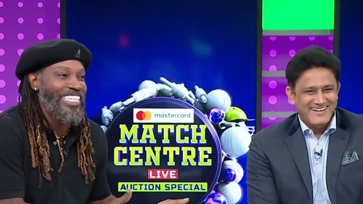 IPL 2023: WATCH- “He chopped and changed me”- Chris Gayle takes dig at ex-PBKS coach Anil Kumble in front of him