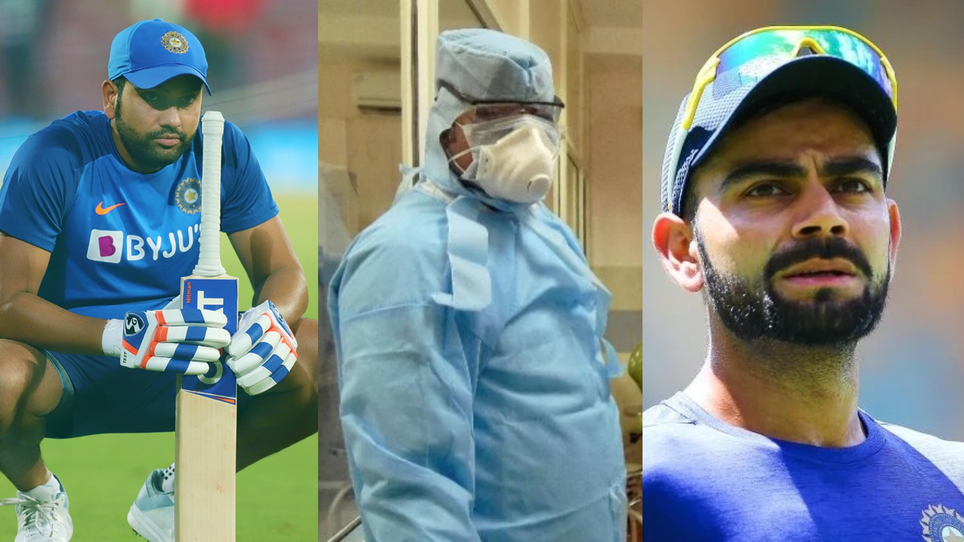 Rohit and Virat lead Indian cricketers' wishes on the National Doctors' Day 2020