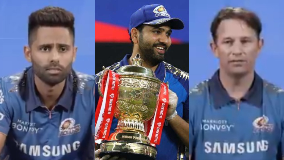 IPL 2021: WATCH - Shane Bond, Suryakumar and others pay tribute to Rohit Sharma after he completes 10 years with MI