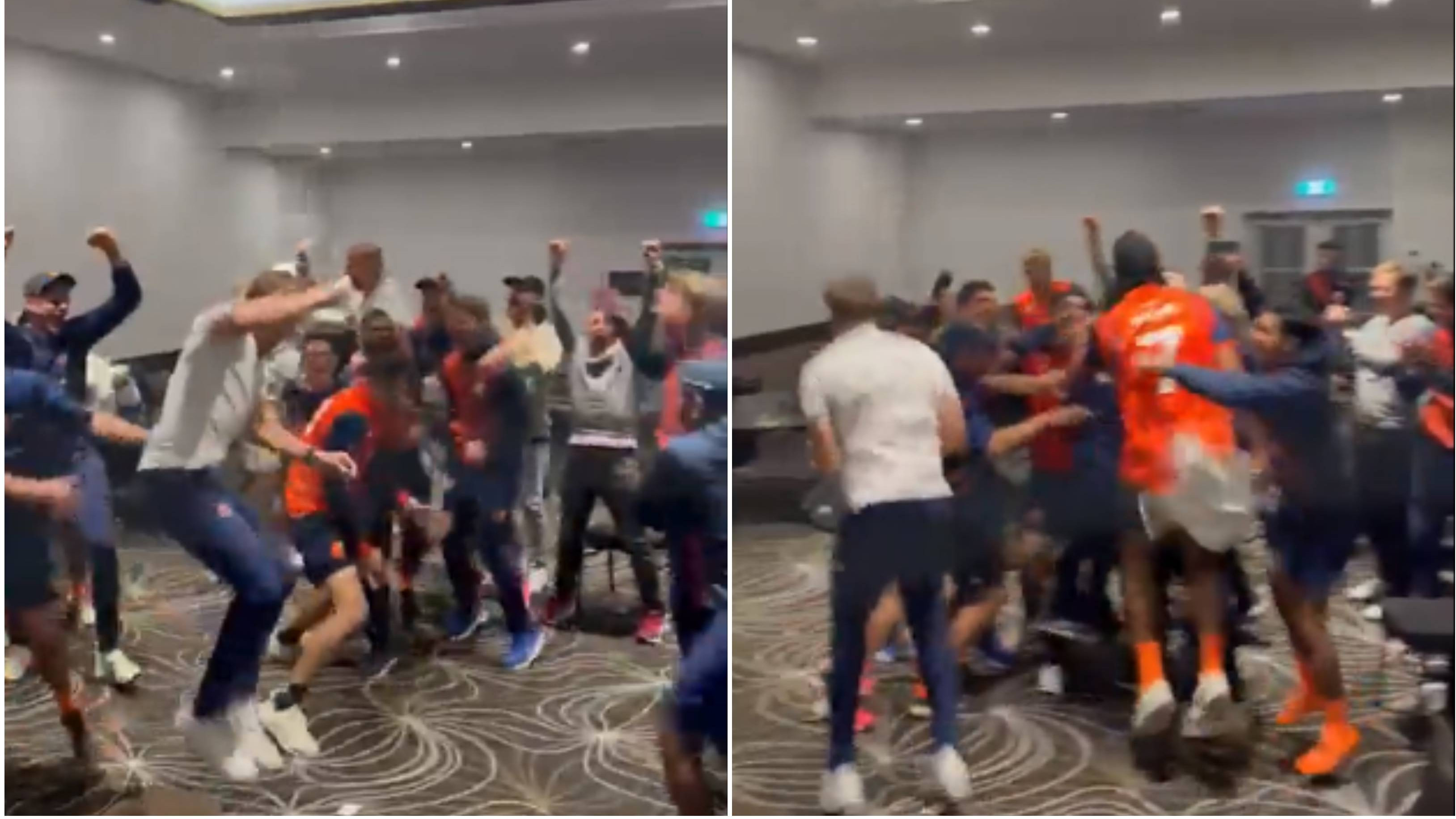 T20 World Cup 2022: WATCH – Netherlands players’ epic dressing room celebration goes viral after qualifying for Super 12