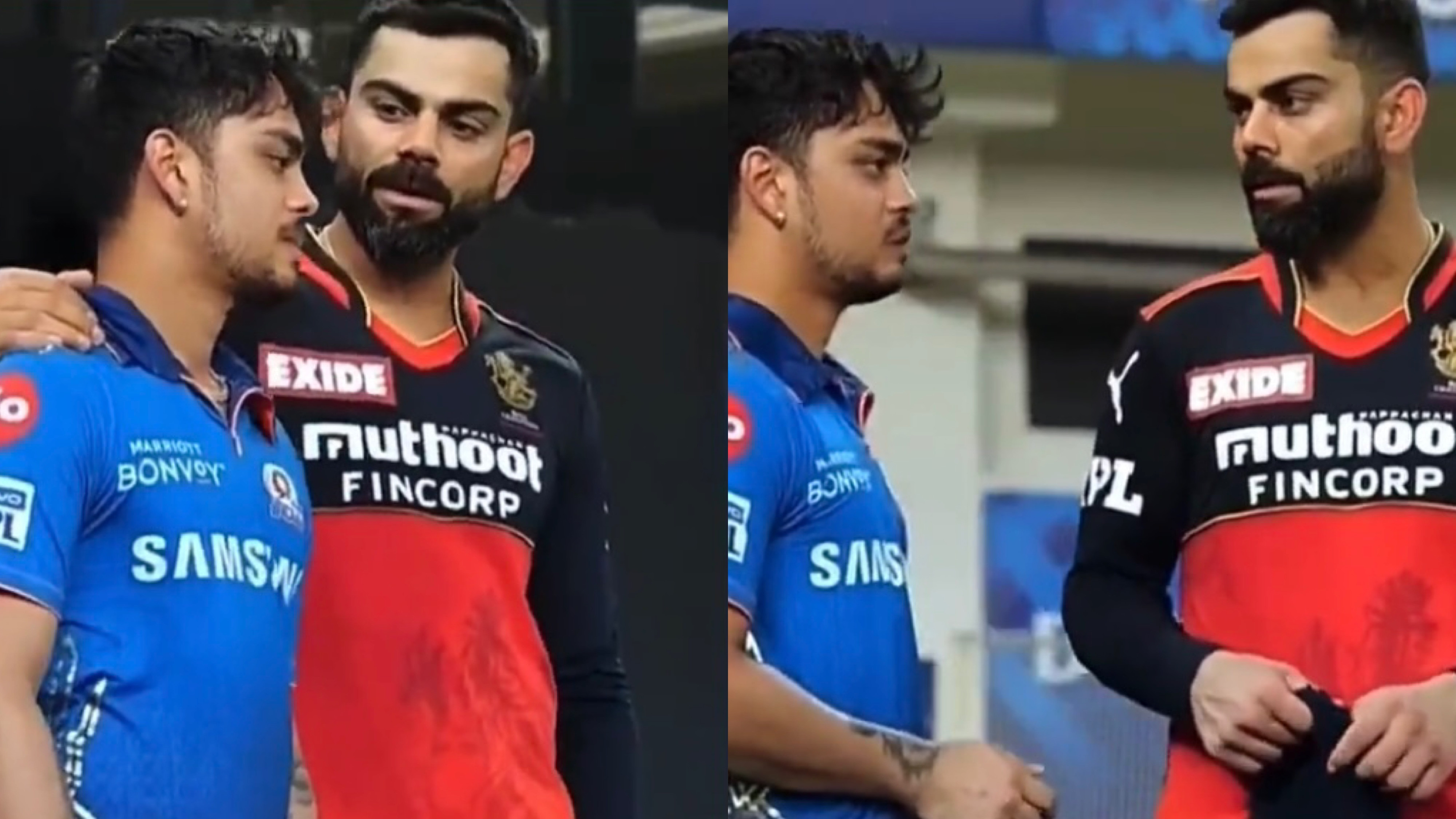IPL 2021: WATCH - Virat Kohli consoles a very dejected Ishan Kishan after MI lost to RCB