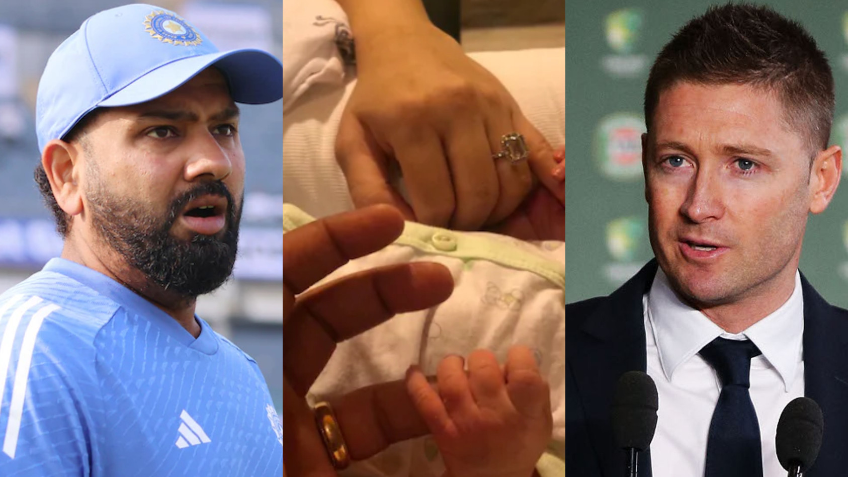 BGT 2024: “Family comes first”- Michael Clarke defends Rohit Sharma’s decision to miss Perth Test to be with his newborn