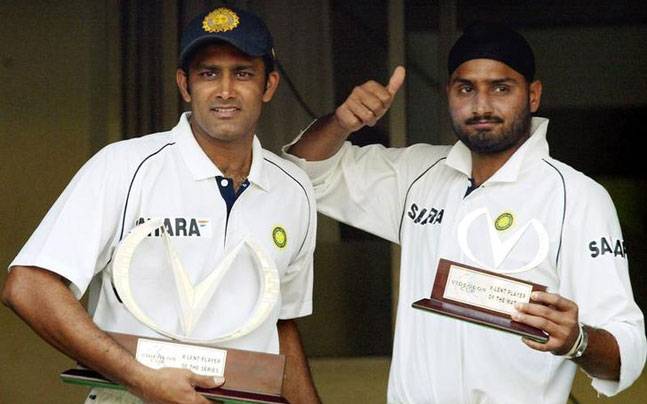 Harbhajan played most of his Test cricket with Kumble | Facebook