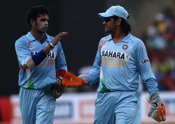 Sreesanth and MS Dhoni | Getty