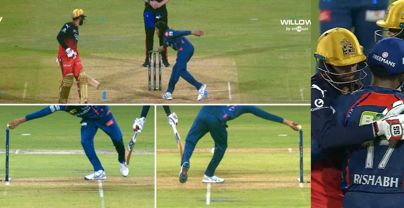 Jitesh hugged Rishabh after he took back Rathi's appeal for run out | X