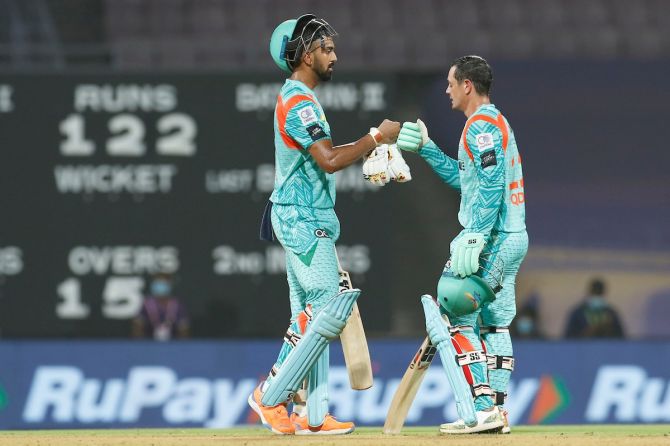 KL Rahul and Quinton de Kock | BCCI/IPL