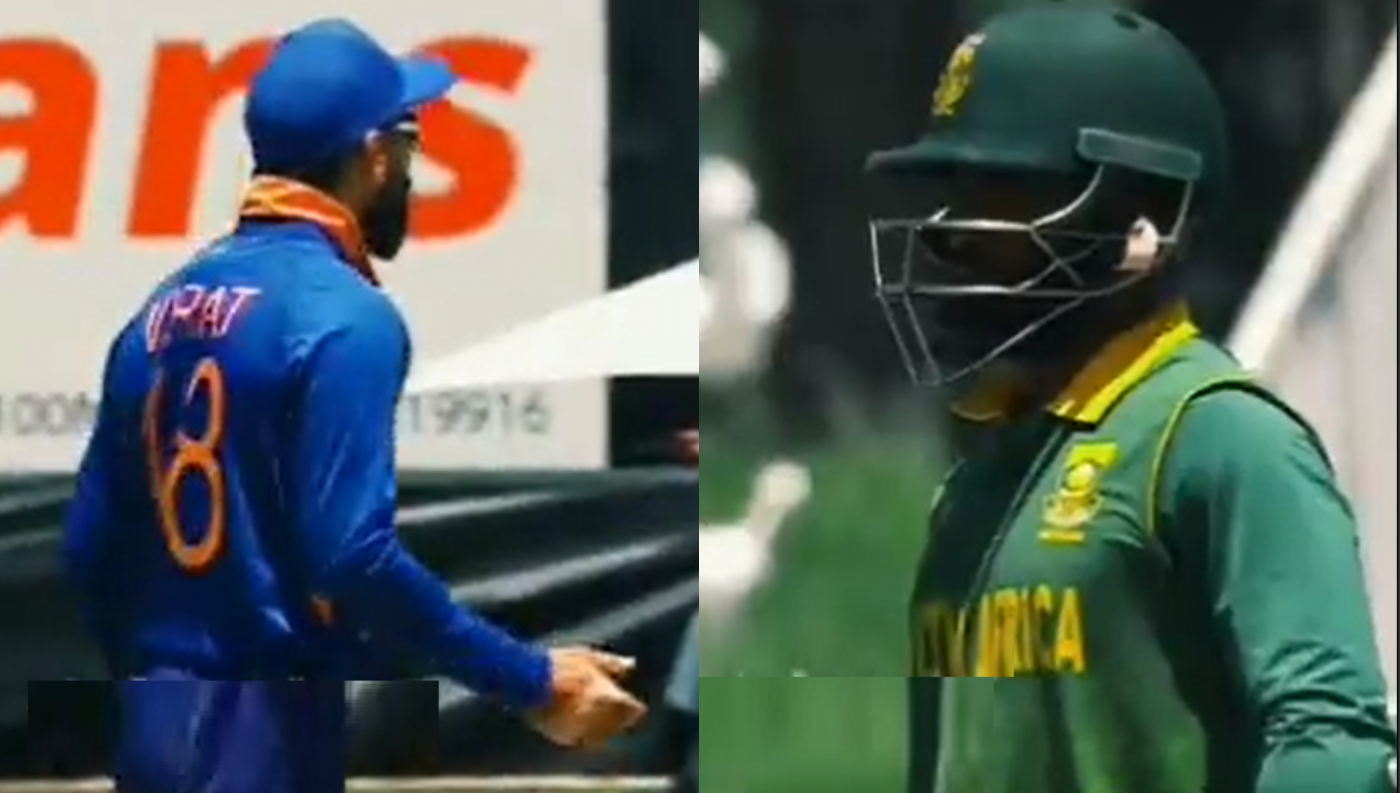 Virat Kohli and Temba Bavuma | Twitter