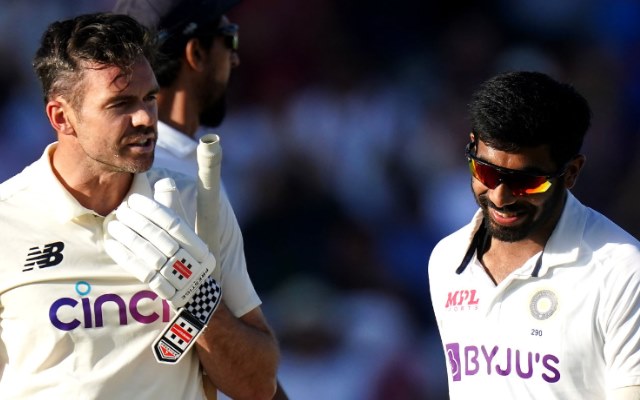 James Anderson not happy with Jasprit Bumrah's bouncer barrage at Lord's | AFP