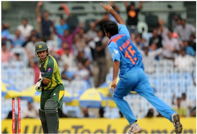 Bhuvneshwar Kumar is the only Indian to pick a wicket off his first ball in ODI cricket