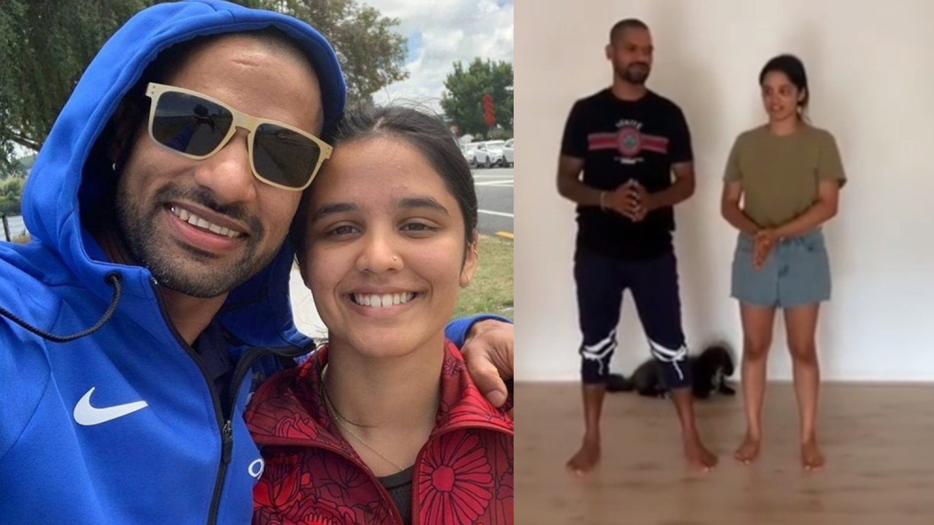 WATCH - Shikhar Dhawan wishes birthday to daughter Aliyah with a dance video; gets heartfelt reply