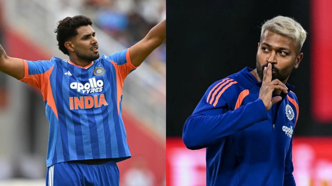 Harshit Rana and Hardik Pandya | Getty/X