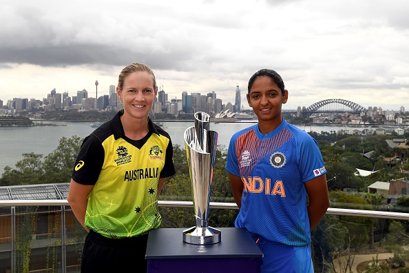 Meg and Kaur poses with the Trophy | Getty Images
