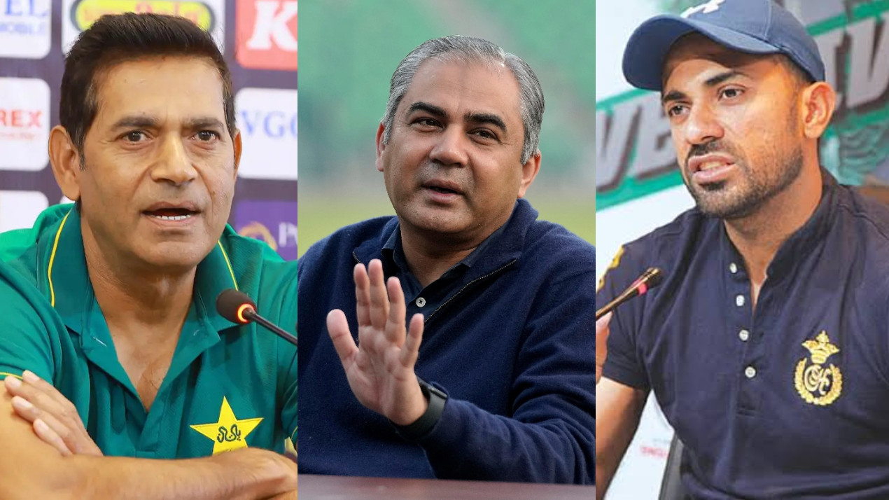 Aaqib Javed and Wahab Riaz’s exit likely as Mohsin Naqvi to bring radical changes after humiliating England tour- Report