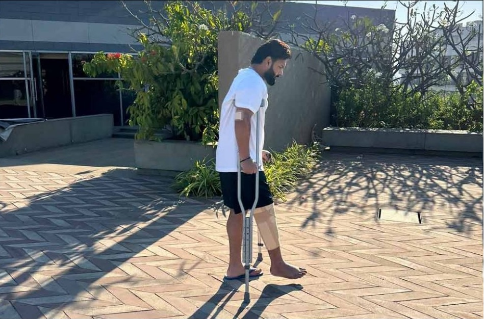 Rishabh Pant during his recovery period | Instagram