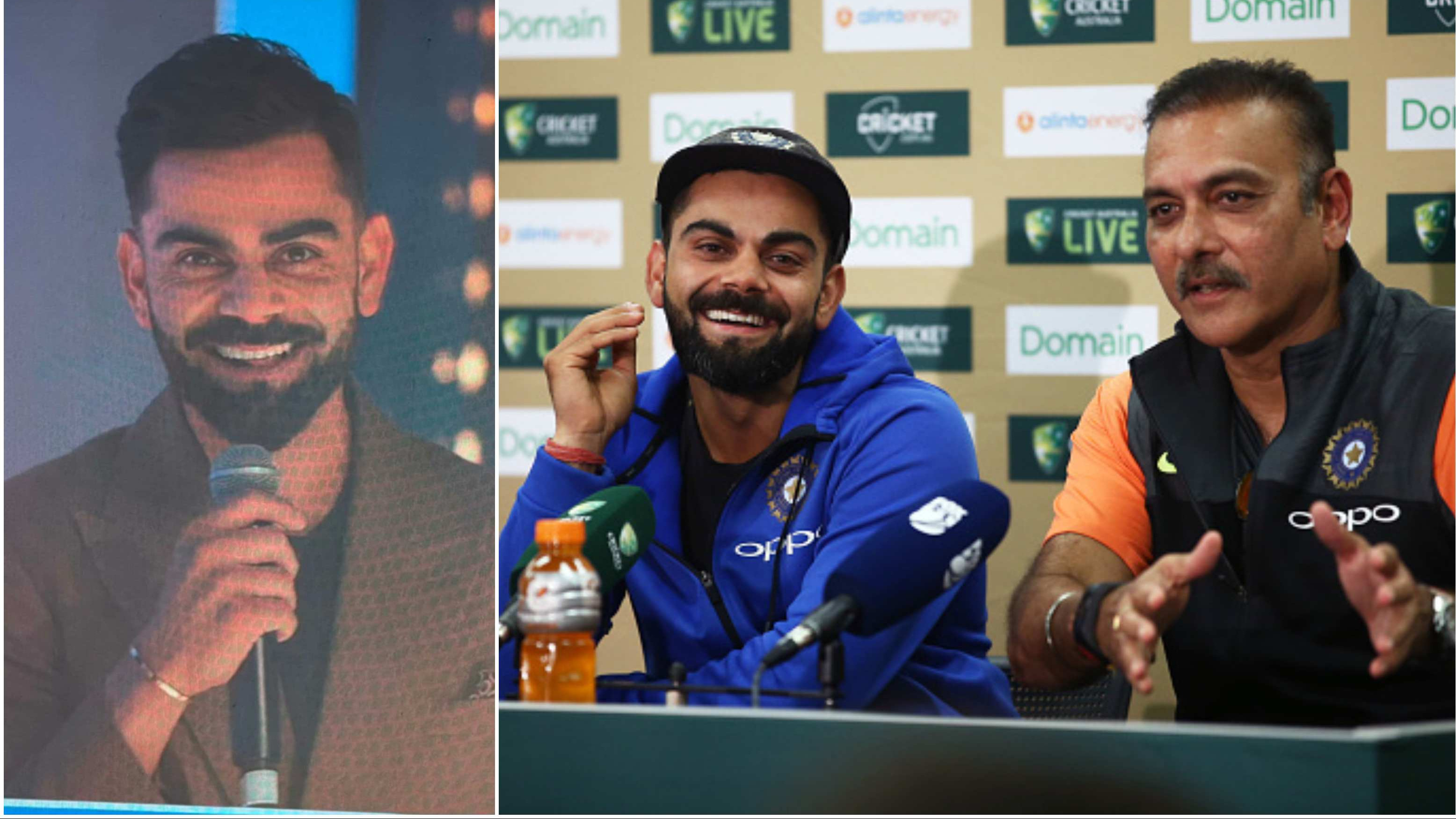 “He took bullets from the front line”: Virat Kohli highlights Ravi Shastri’s role in his success as Test captain