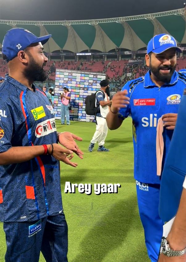 Rohit Sharma, 37, argued with Amit Mishra about his age,which is 41 | LSG X