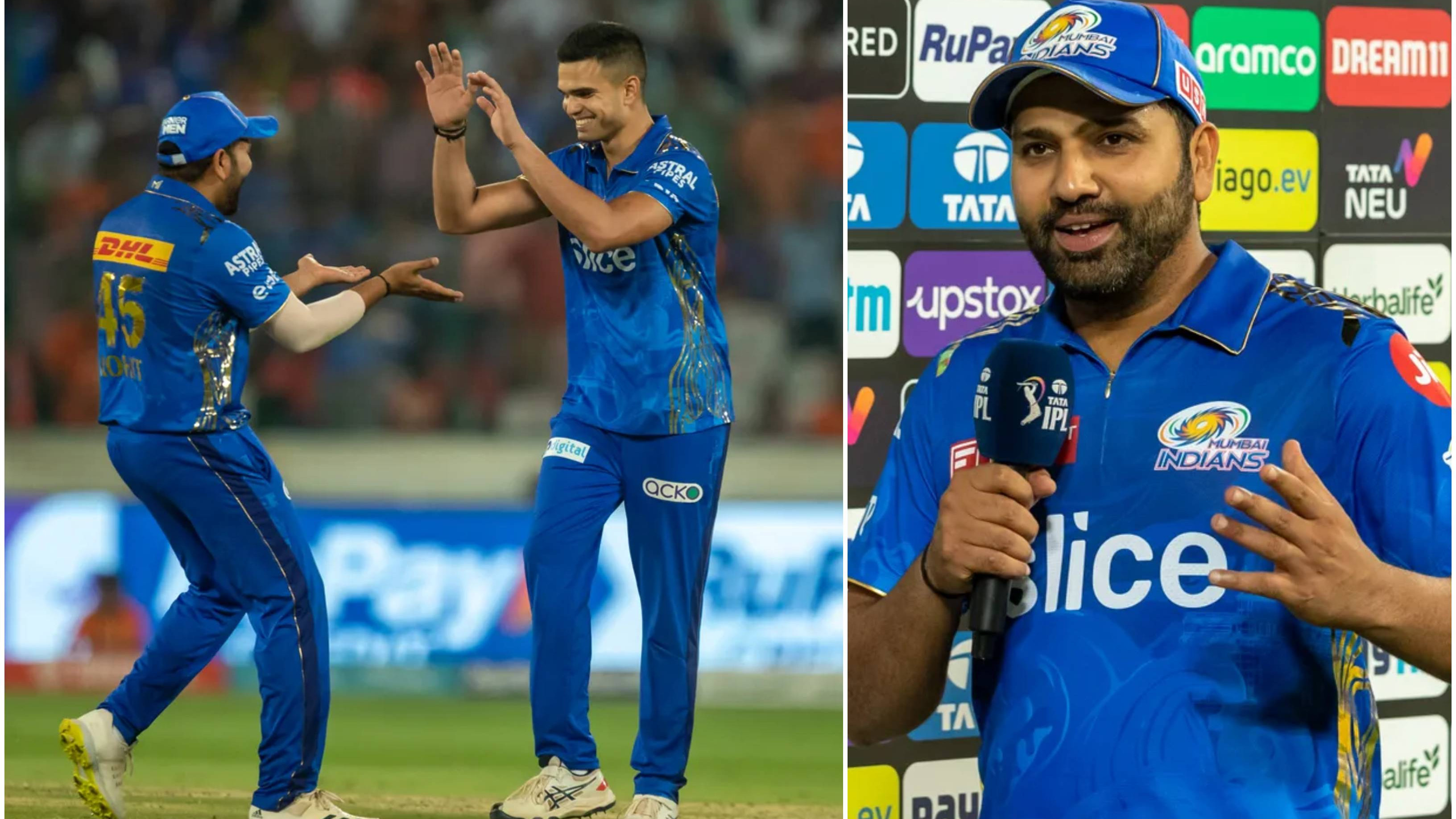 IPL 2023: “He is clear in his plans,” Rohit Sharma lauds Arjun Tendulkar's performance in MI’s win over SRH