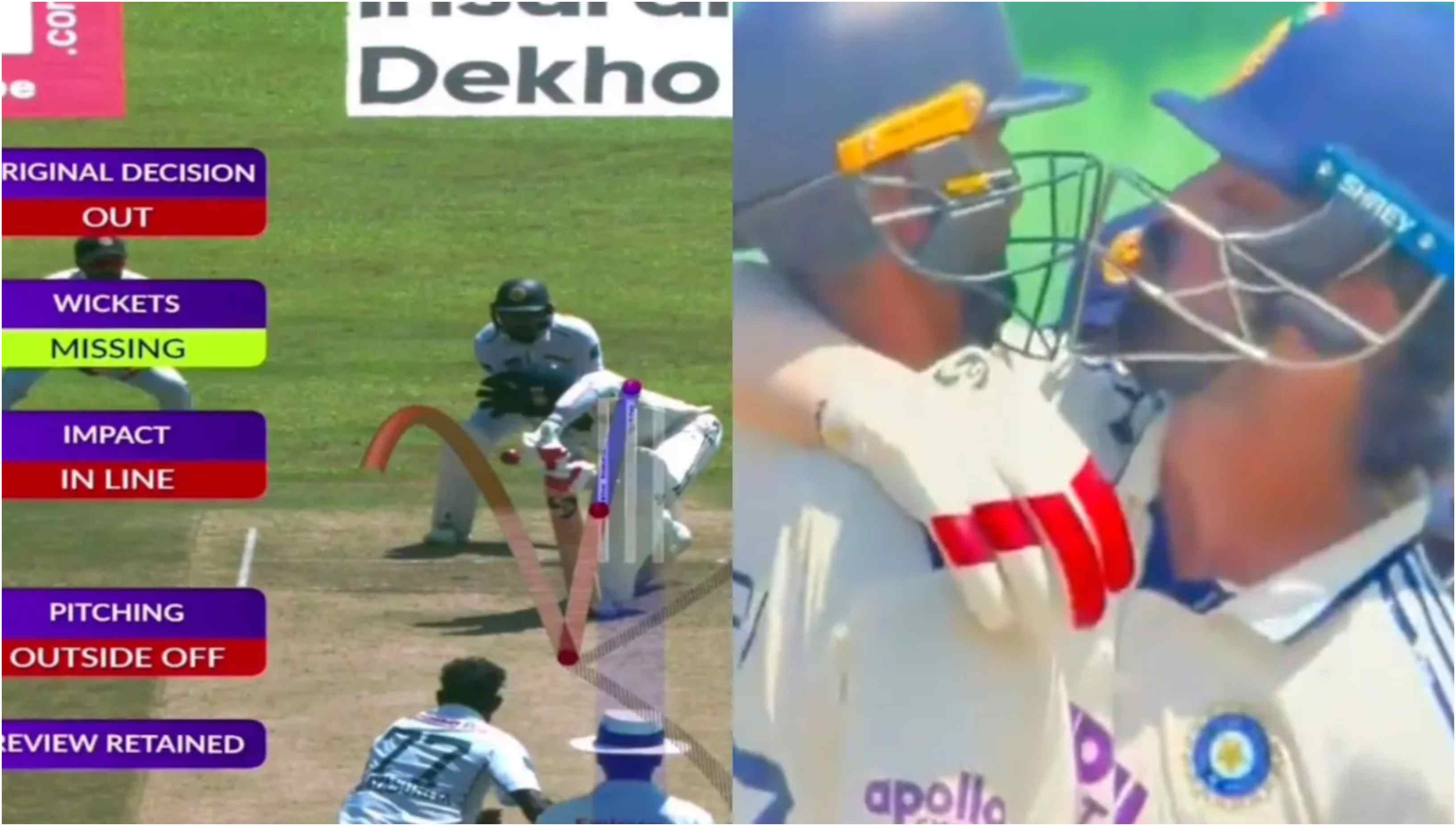 KL Rahul reacts after Devdutt Padikkal's DRS call saved him | X