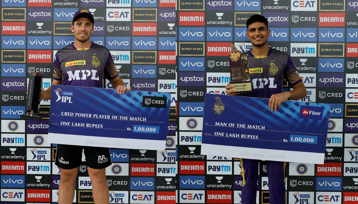 Tim Southee and Shubman Gill | BCCI/IPL