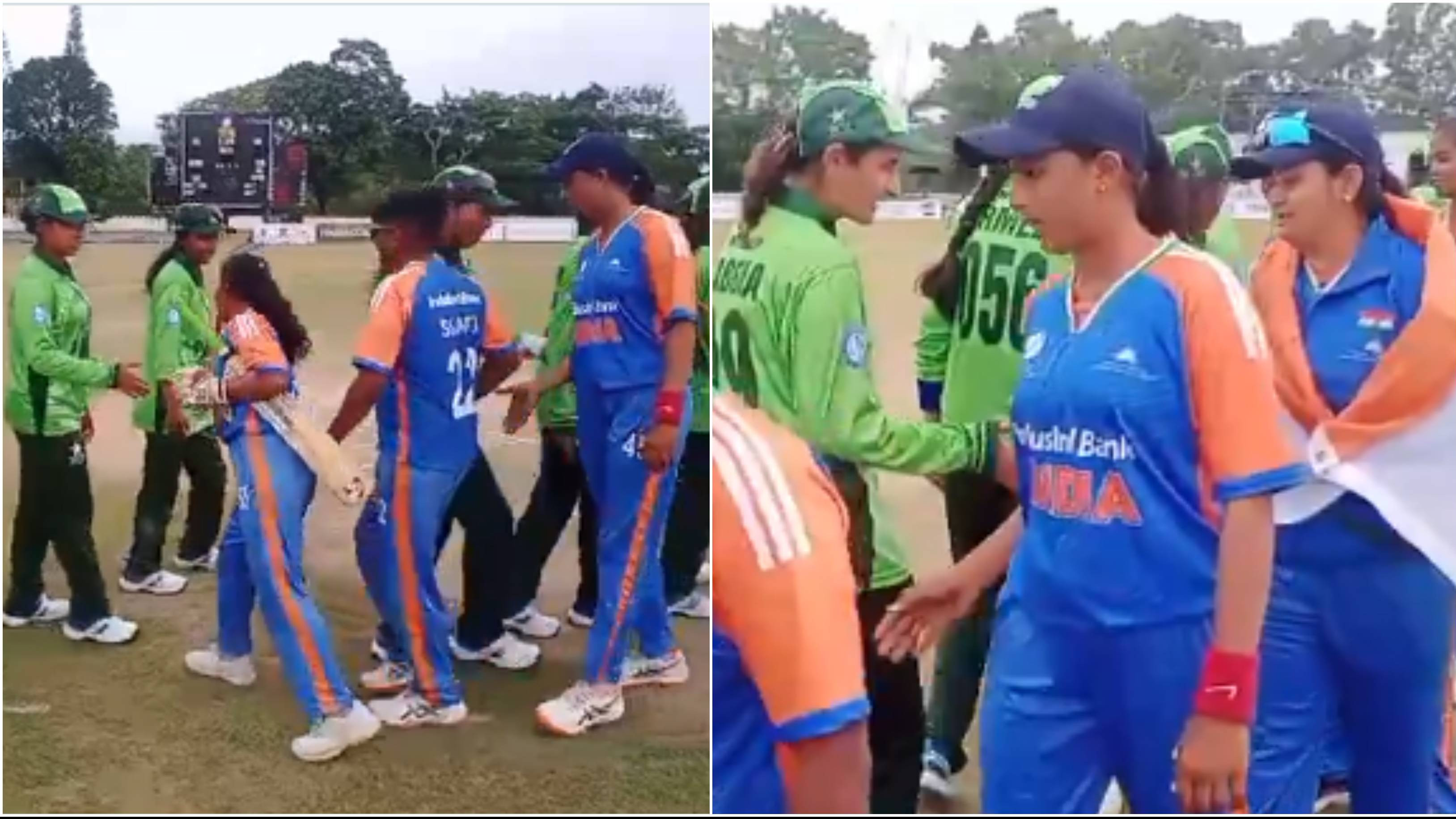 WATCH: India's blind women's team upholds spirit of cricket; shakes hands with Pakistan counterparts after World Cup clash