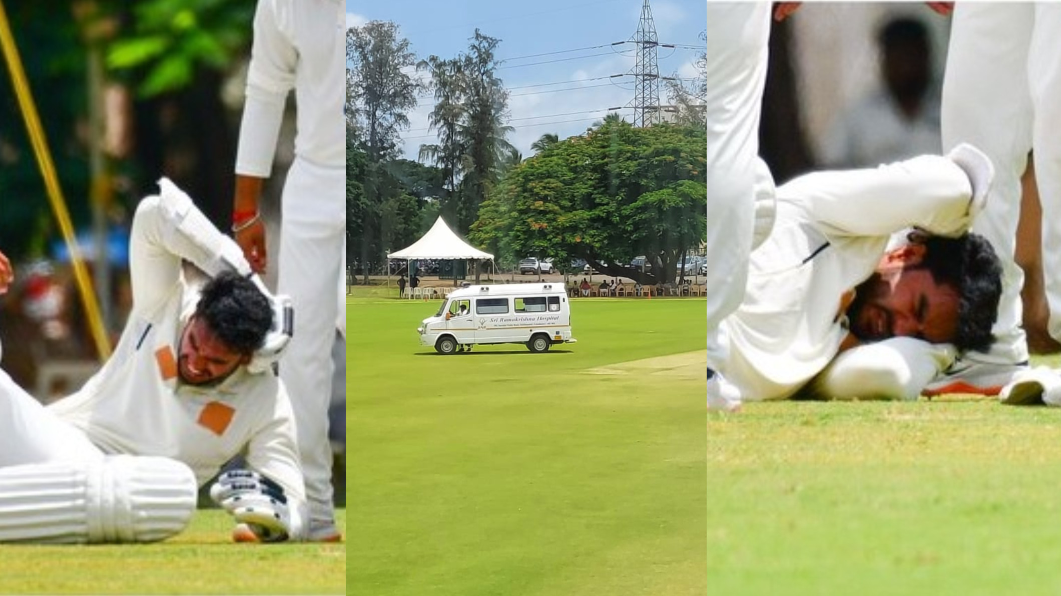 Duleep Trophy 2022: Ambulance arrives on field after Venkatesh Iyer gets hit on head by Chintan Gaja