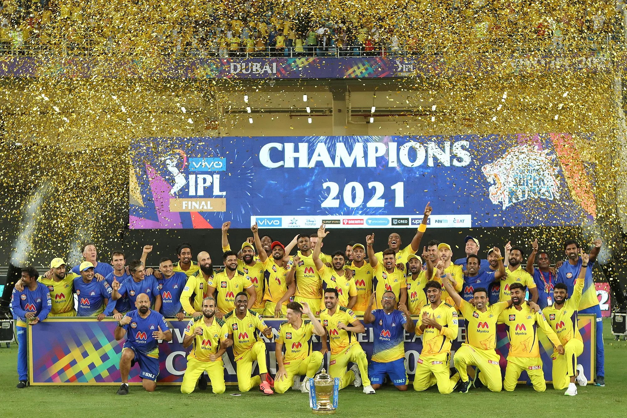 CSK won their fourth IPL title by beating KKR in the IPL 2021 final in Dubai | BCCI-IPL