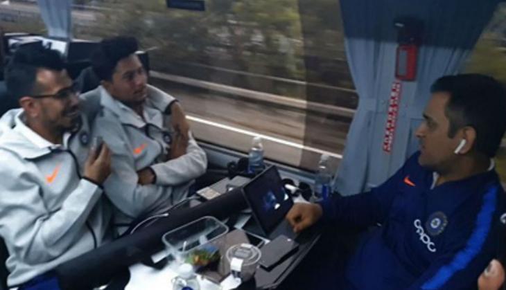 Chahal with Dhoni | Twitter