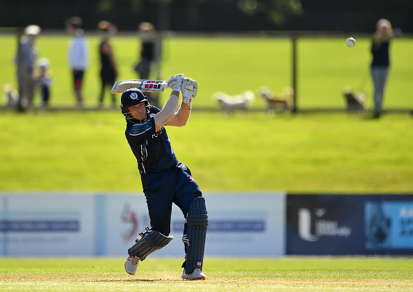 Richie Berrington top scored with 76 for Scotland | Getty