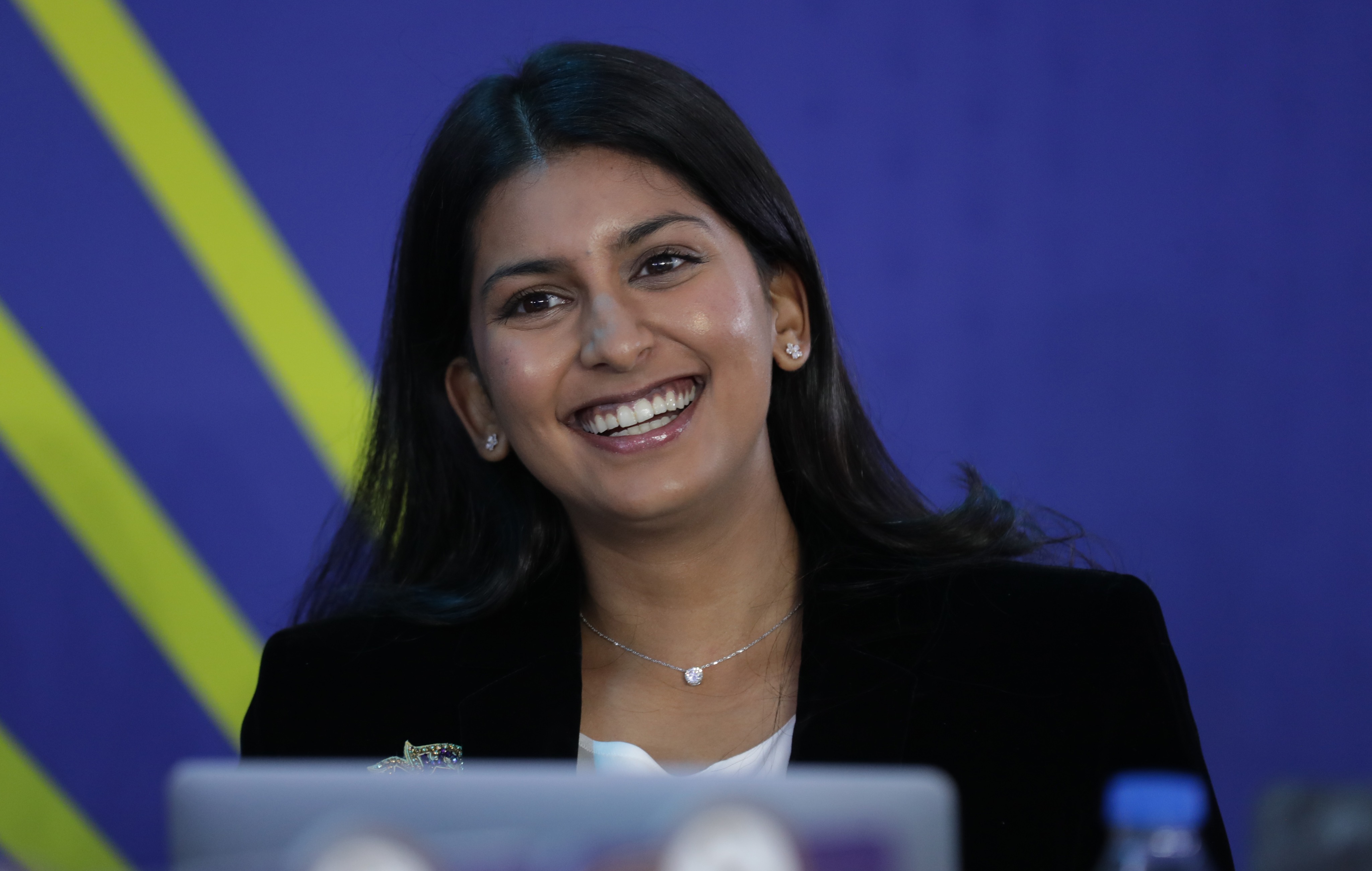 Jahnavi Mehta of KKR during IPL 2022 auction | IPL