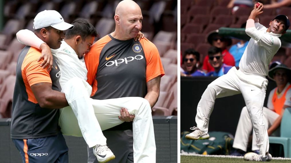 Prithvi Shaw was ruled out of the first Test in Adelaide after injuring his ankle in practice match at SCG | Getty