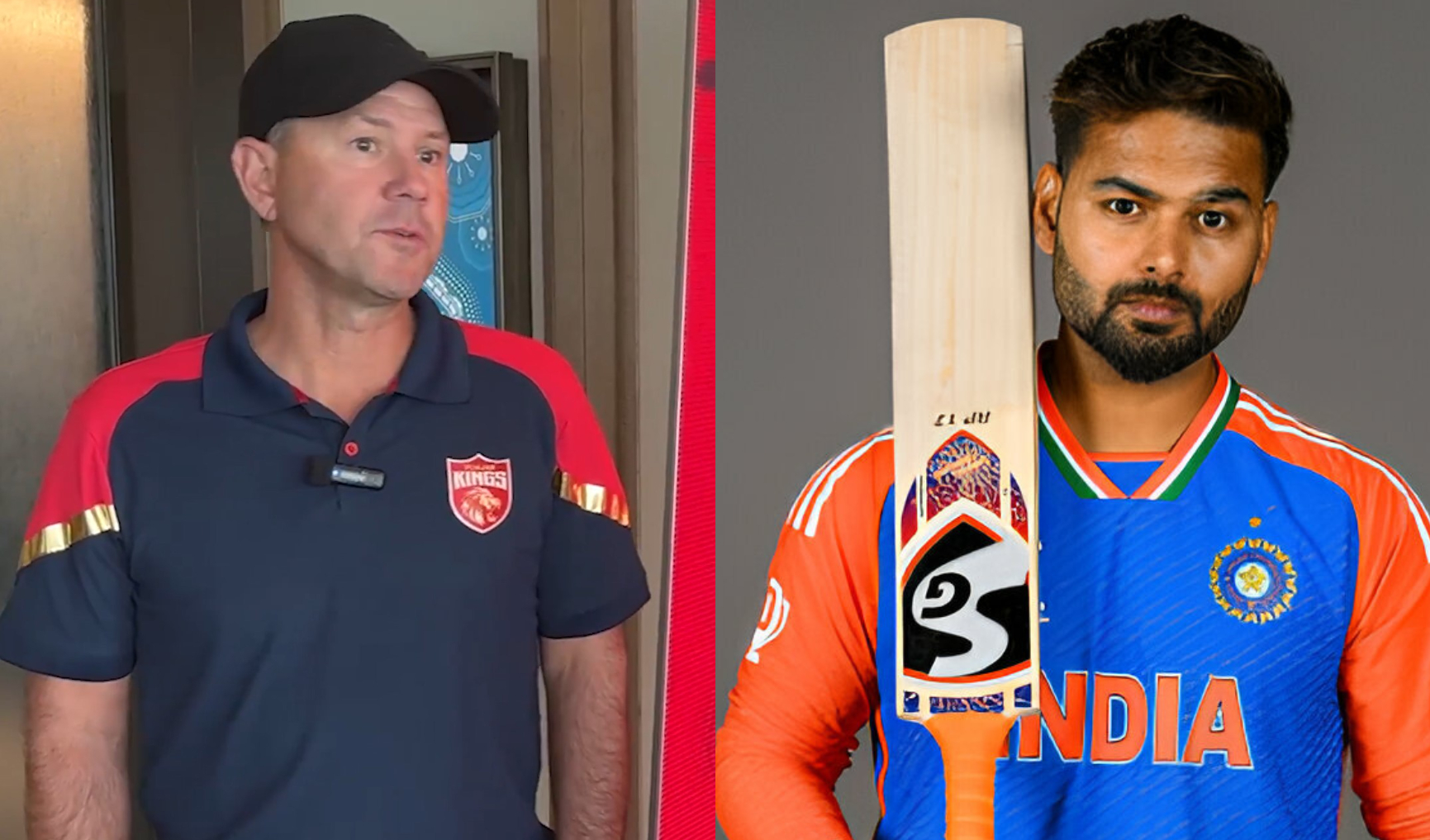 Ricky Ponting and Rishabh Pant | Star Sports X/ ANI