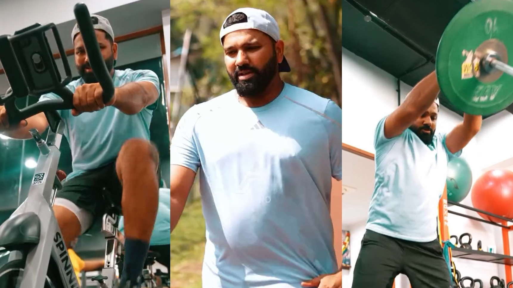 WATCH- Rohit Sharma keeping himself fit and ready for BGT 2024 after staying back in Mumbai