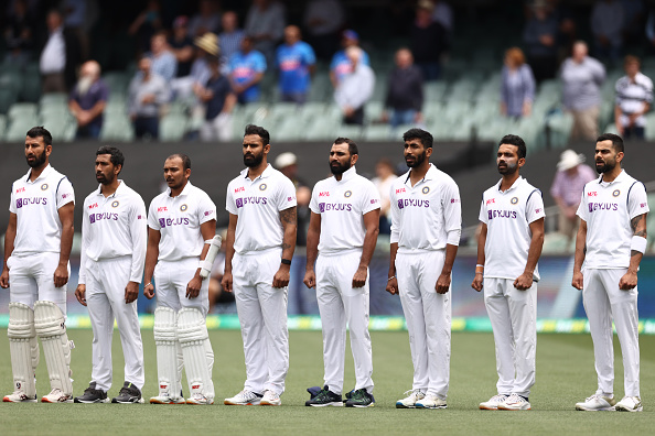 Team India line-up for the first Test against Australia | Getty Images