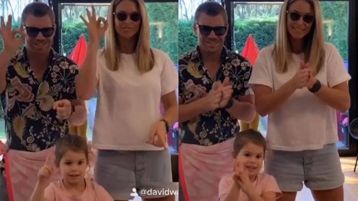 WATCH: David Warner performs to another Tamil Song with his wife and daughter