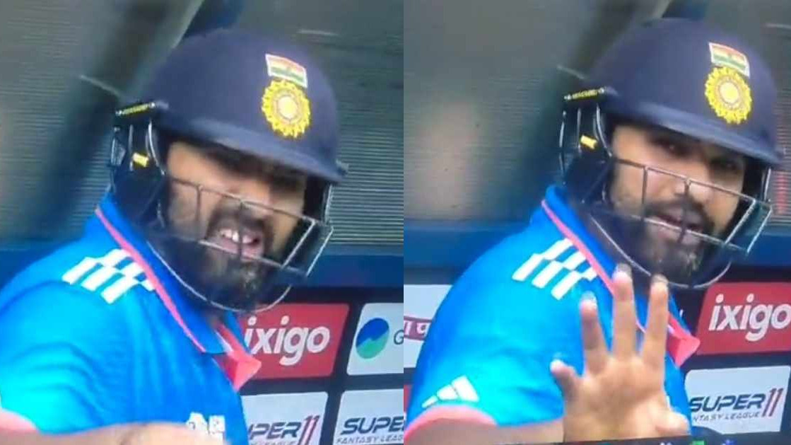 Asia Cup 2023: WATCH- 'Unhappy' Rohit Sharma gestures cameraman to stop filming him