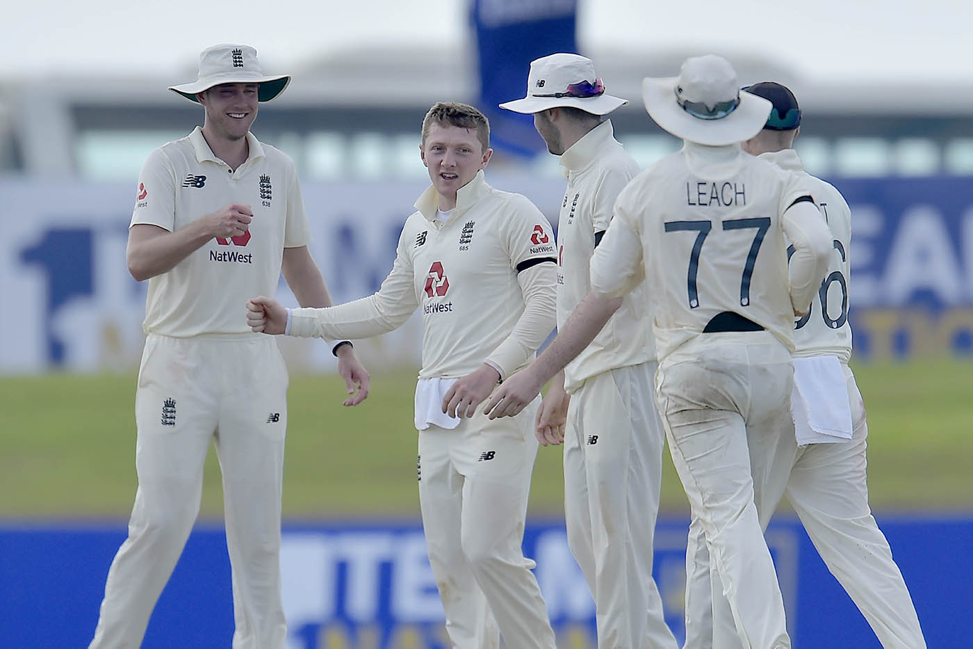Dom Bess (5/30) and Stuart Broad (3/26) were the main wickettakers for England | SLC