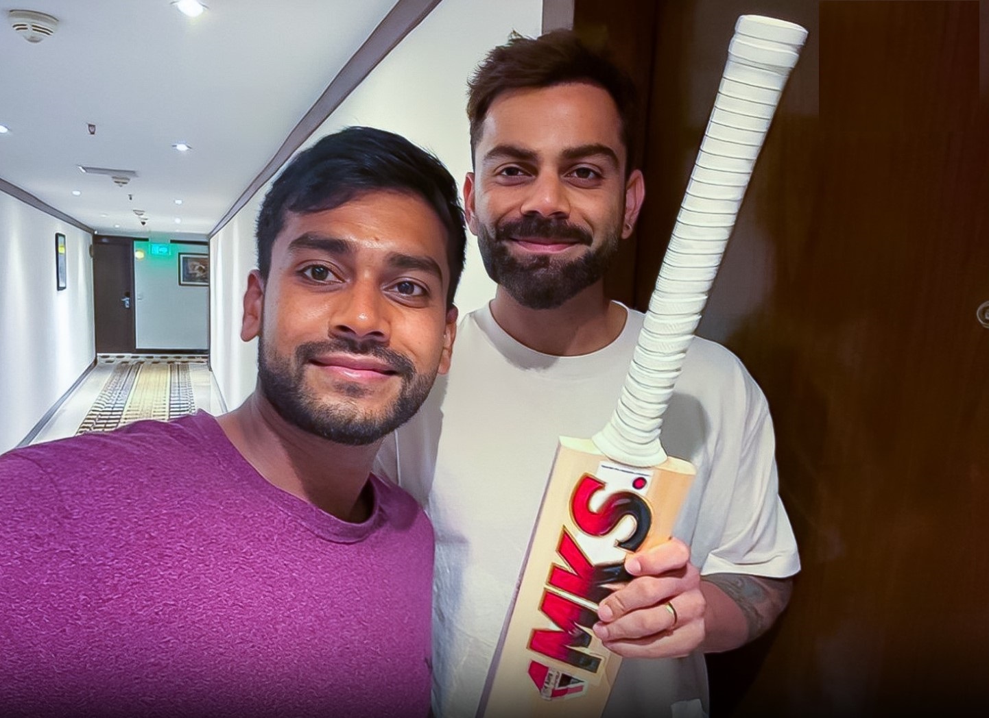 Mehidy Hasan MIraz and Virat Kohli | X