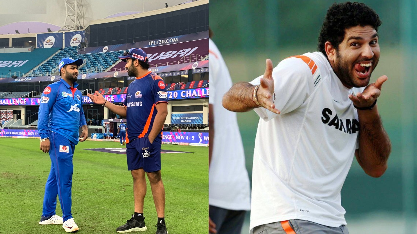 IPL 2020: “Comparing fat percentage” Yuvraj Singh's funny dig at Rohit Sharma and Rishabh Pant's fitness