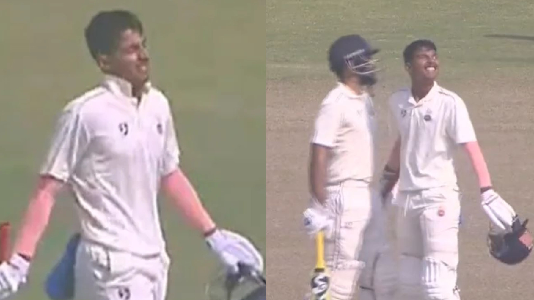 WATCH - Yash Dhull becomes third batter to hit a century in both innings on Ranji Trophy debut