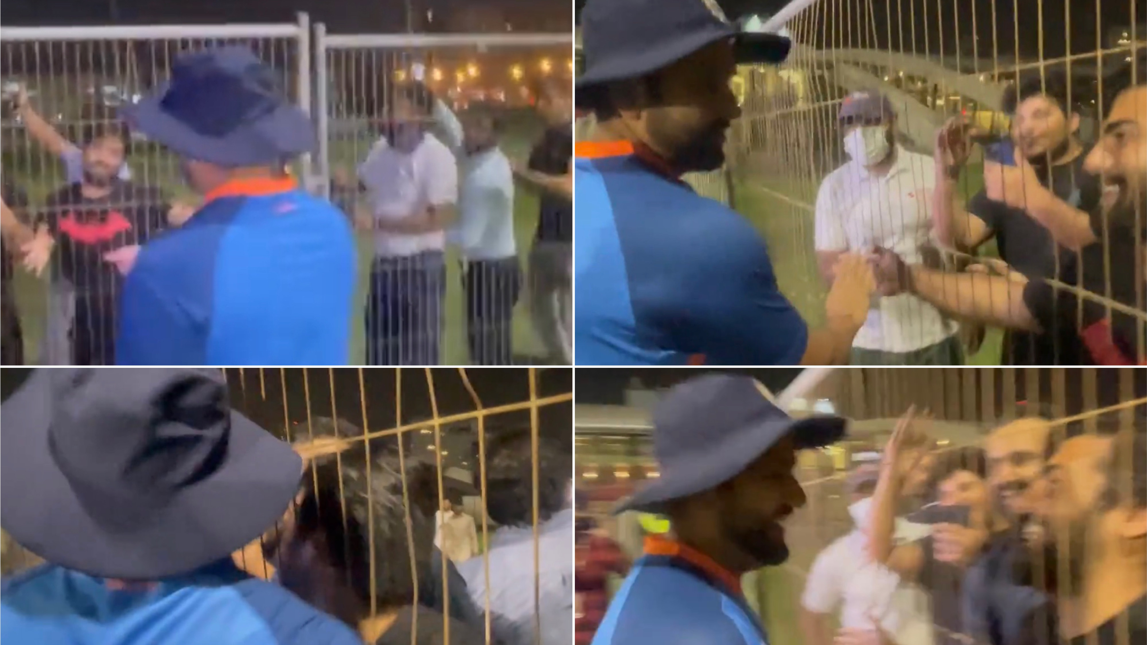 Asia Cup 2022: WATCH - Rohit Sharma fulfils requests by Pakistani fans for hug and selfies